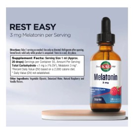 Melatonina Gotas 3mg Sueño Profundo Reparador 55ml Americano