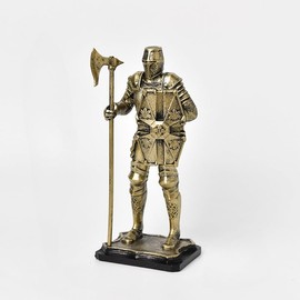 Will Art Museum Knight Statue-A (dorado)