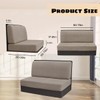 RV Couch Covers for Sofa Bed 2 Piece Stretchable Jackknife