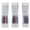 Uni Mechanical Pencil Lead Nano Dia 0.5mm, Color Mix, 20