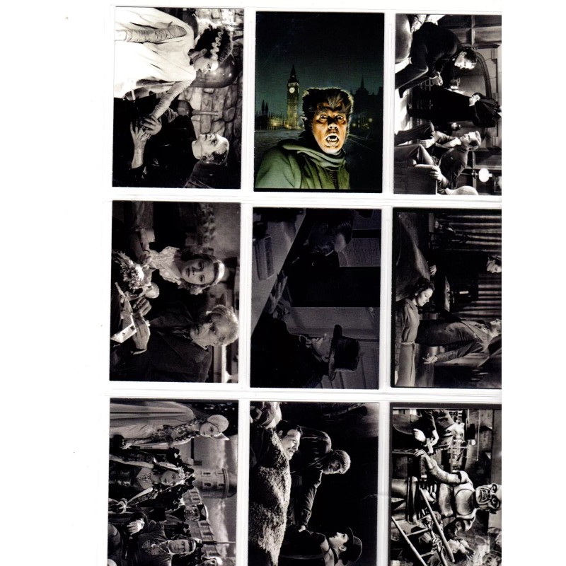 UNIVERSAL MONSTERS SET CUSTOM TRADING CARD 90 CARDS SET