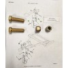 Unbranded M416 M762 Trailer - Landing Leg - Hardware Kit