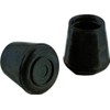 Shepherd Hardware 9224 1-1/4-Inch Inside Diameter Rubber Leg Tips, 2-Pack,