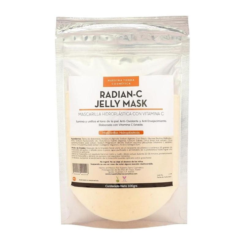 Radian-C Mascarilla Hidro-Plastica con Vitamina C estable Ilumina y unifica