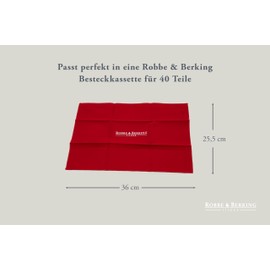 Robbe & Berking Cover cloth for 40 pieces.