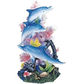 StealStreet SS-G-90101 Marine Life Dolphin Design Figurine Statue