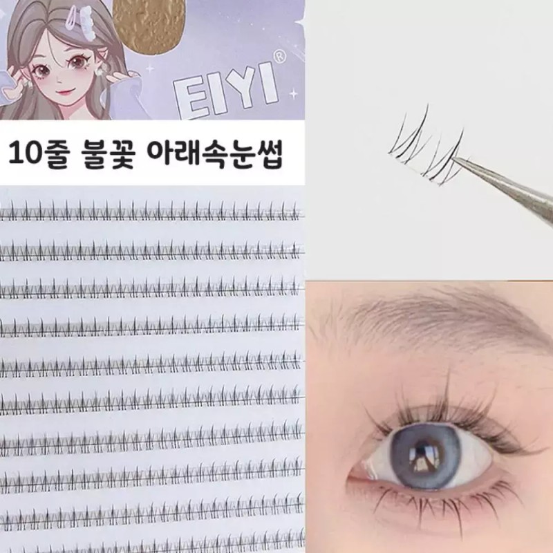 인조속눈썹 볼륨속눈썹 [8줄여우 풀핀셋포함] Artificial Eyelashes Volume Eyelashes [Includes 8