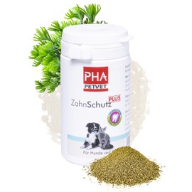 pha Powder for Dogs and Cats; remove plaque and tartar, Dental Protection Plus, 60 g