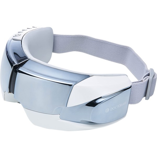 ドクターエア 3Dアイマジック REM-04 ホワイト/ヒーリングサウンド内蔵 充電式 コンパクトボディ 花粉による目元ケア