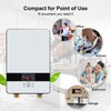 110V 4500W Instant Electric Tankless Water Heater, LCD Digital Thermostatic