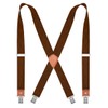 CEAJOO Mens Suspenders Heavy Duty 1.4 Inch X-Back Adjustable Elastic