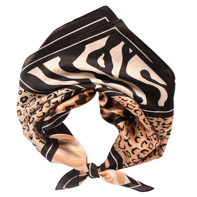 FAIRYGATE Silk Scarf Women's Neckerchief Silk Scarf Bandana Handkerchief Neck