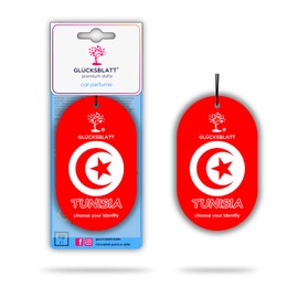 GLÜCKSBLATT premium Autoduft Autoparfüm Flagge TUNESIEN