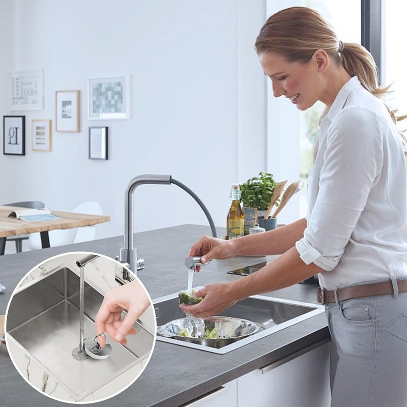 Bathtub Plug, 42-46 mm Drain Plug Bathtub, Drain Plug for