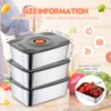 Layhit 16 Sets 34oz Stainless Steel Food Storage Containers with
