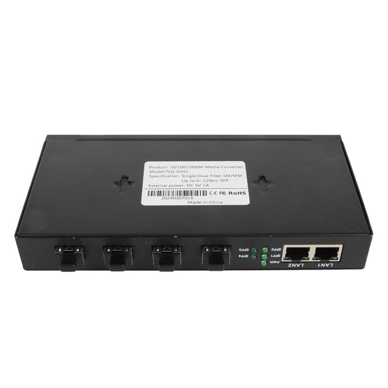 SFP Ethernet Fiber Switch Up To 120km 4 Optical Port