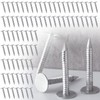 Tandefio 250 Pcs Aluminum Siding Nails Siding and Panel Nails