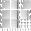 8 Pcs Heavy Duty Universal Wood Bed Rail Hook Plates