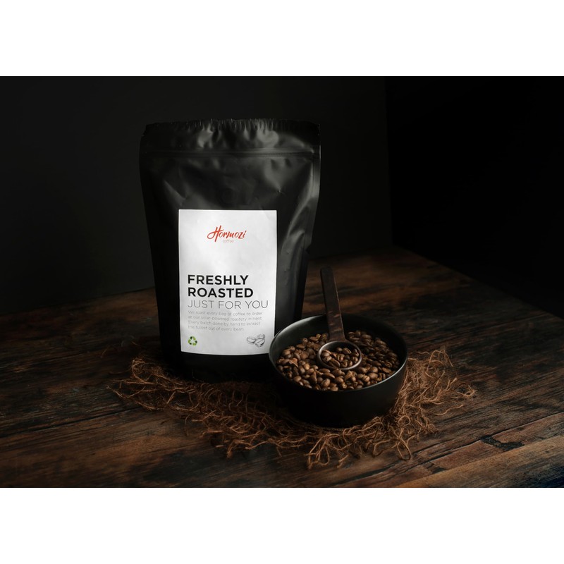 Freshly Roasted Hormozi Coffee - Almond Amaretto Flavoured Decaf Coffee
