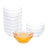 PARBEE PARBEE 3" Clear Glass Pinch Bowls, 10 Pack 2.5oz