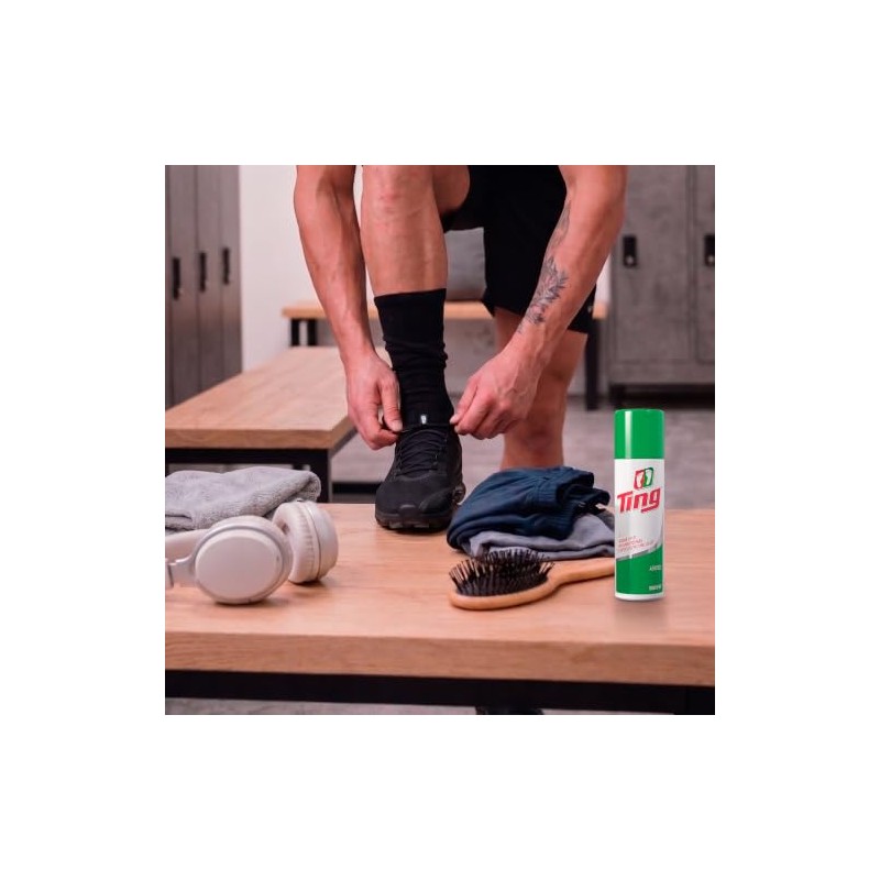 Ting Aerosol, Antimicótico para pie de atleta, fácil de llevar,
