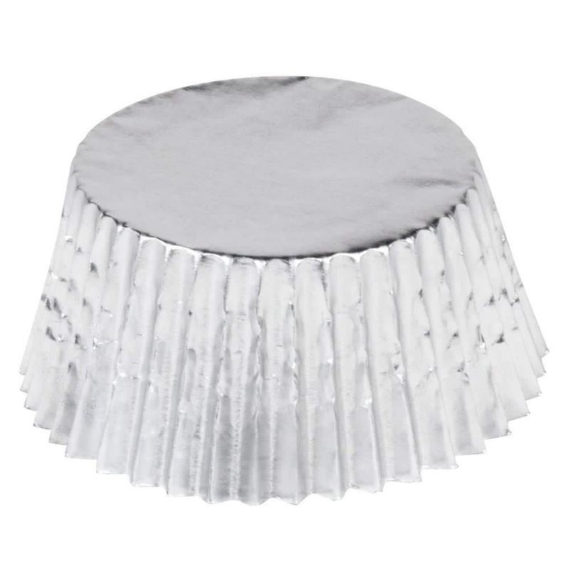 Ateco Baking Cups - Silver Foil - 200 pcs -