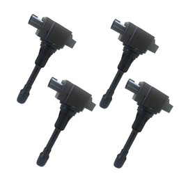 [EMS Parts] Car Ignition Coil Set of 4 22448-JA00C 22448-1KT0A For Nissan Serena C25 CC25 Elgrand TE52 X-Trail T31 TNT31 Cube YZ11 Z12 NV200 Vanette M20 NV350 Caravan E 26 notes e 11 E12 Wingroad Y12