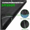 Racingcarpartshome 3ft x 50ft Weed Barrier Fabric Woven Ground Weed