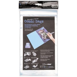 Ultra Pro Resealable Current Size Comic Bags 2-Mil Polypropylene 6-7/8 X 10½ Inches (100-Count)