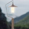 QIAOTU Tabletop Lantern Stand, Walnut, 304 Stainless Steel, Compact, Freestanding
