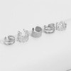 5Pcs Statement Ear Cuffs Earrings Sets for Women Teen Girls,Leaf