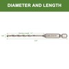 HLOFIZI 1/8" x 3-1/2" Masonry Drill Bits 1/8 inch Concrete