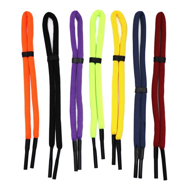 7 Pcs Adjustable Floating Foam Eyewear Retainer Holder Strap Sports
