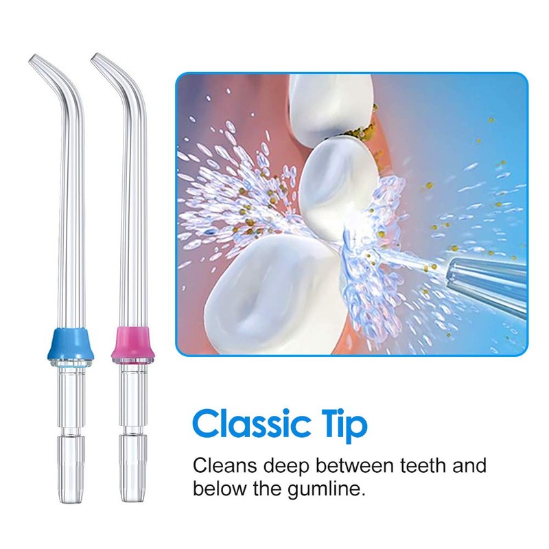Replacement Classic Jet Tips Compatible with Waterpik Water Flossers and
