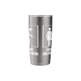 Pest Control Your Girlfriend My Girlfriend Exterminator Stainless Steel Insulated Tumbler