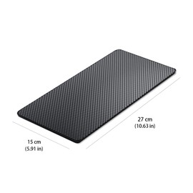 Anti-slip Dashboard Placement Mat, Self Adhesive Silicone Pad for Car Interior Phone and Small Parts Holder, Strong Viscosity, Washable and Reusable, Medium Size