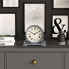 Jones Clocks® Saloon mantel clock | Traditional double scroll design