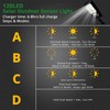 Duewot Solar Lights Outdoor, 6 Pack 1000 Lumens Motion Sensor