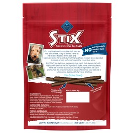Blue Buffalo Stix Natural Soft-Moist Dog Treats Beef Recipe 6-oz bag