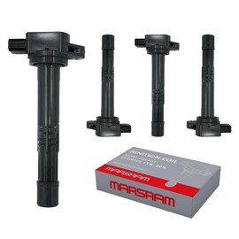 Marsram Ignition Coil Pack UF311 for Honda 2003 2004 2005 2006 2007 2008 2009 2010 2011 Accord CRV Civic Si Element S2000 for 2002-2006 Acura RSX 2.0L 2.2L 2.4L L4 ‎UF583 30520PNA007 30520RRA007 4PCS