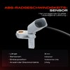 1 x ABS sensor wheel speed front axle left for