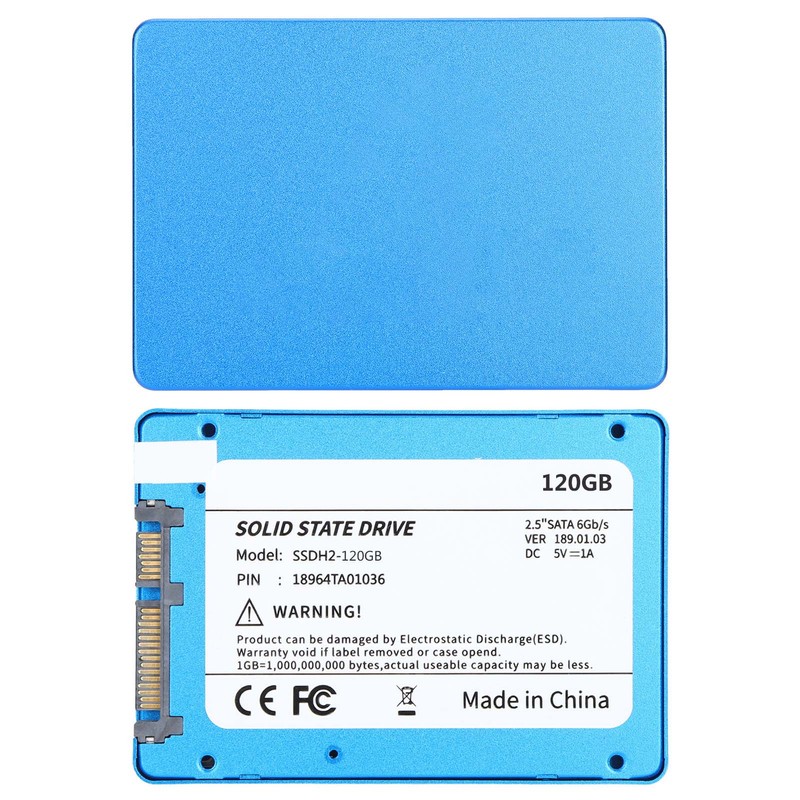 Hsthe Sea 2.5in Drive Blue High Speed Metal Hard Disk