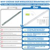 BigHead WB56X35363 Microwave Mounting Plate/Bracket Assembly Replacement for GE Microwave