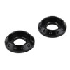 POSH M6 004186-06 NASA Washer, Black, 2 Pieces