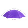 Generic Sombrero Paraguas Adulto Impermeable Plegable Púrpura