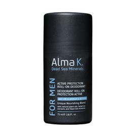 Alma K Active Protection Roll On Deodorant - Men's Deodorant - Aluminum Free Deodorant for Men - Alcohol-Free Deodorant for Sensitive Skin - 2.6 oz