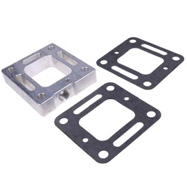 DVPARTS Oxygen Sensor Plate with Gaskets Compatible with Mercruiser Out Drives V-6 V-8 Engines Chevy SBC BBC Ford