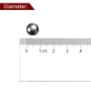 sourcing map 120pcs Precision Balls 9mm Diameter Carbon Steel Ball