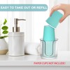 2 Pack Bathroom Cup Dispenser - Countertop 3 oz Bathroom