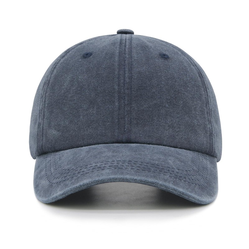 2 Pack Unisex Baseball Caps for Men Women, Adjustable Washed